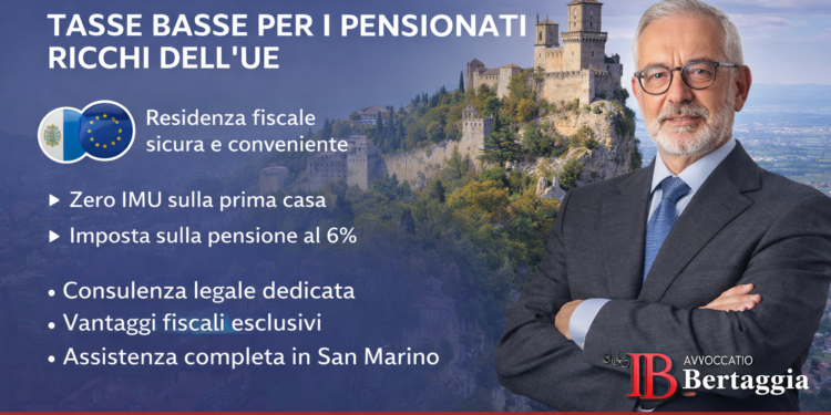san marino pensionati tasse basse