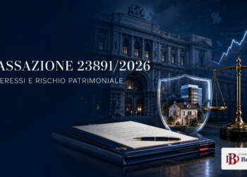 Cassazione n. 23891/2026, interessi maggiorati e rischio patrimoniale – Studio Bertaggia