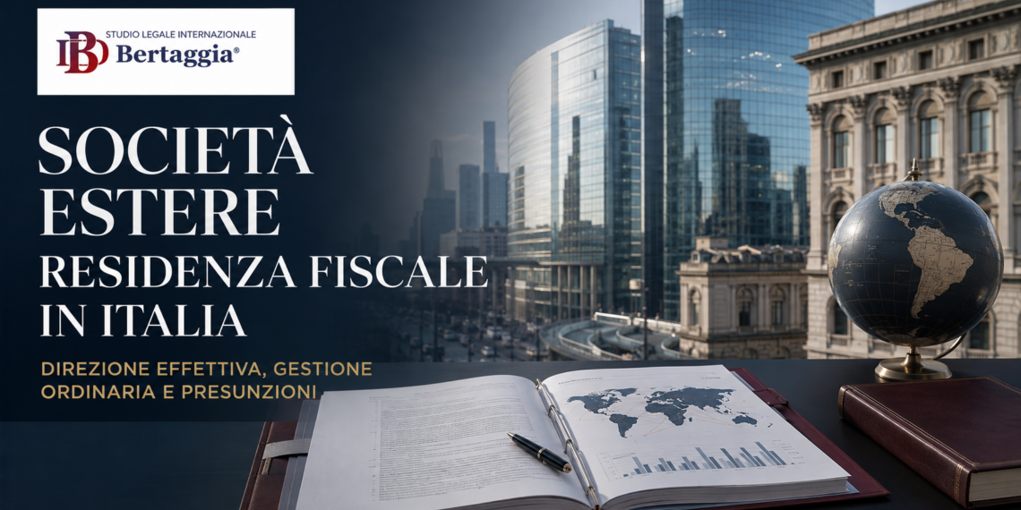 Società estere e residenza fiscale in Italia – guida legale dello Studio Bertaggia